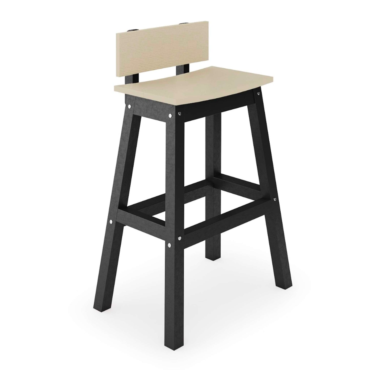 Savannah Saddle Bar Stool with Back