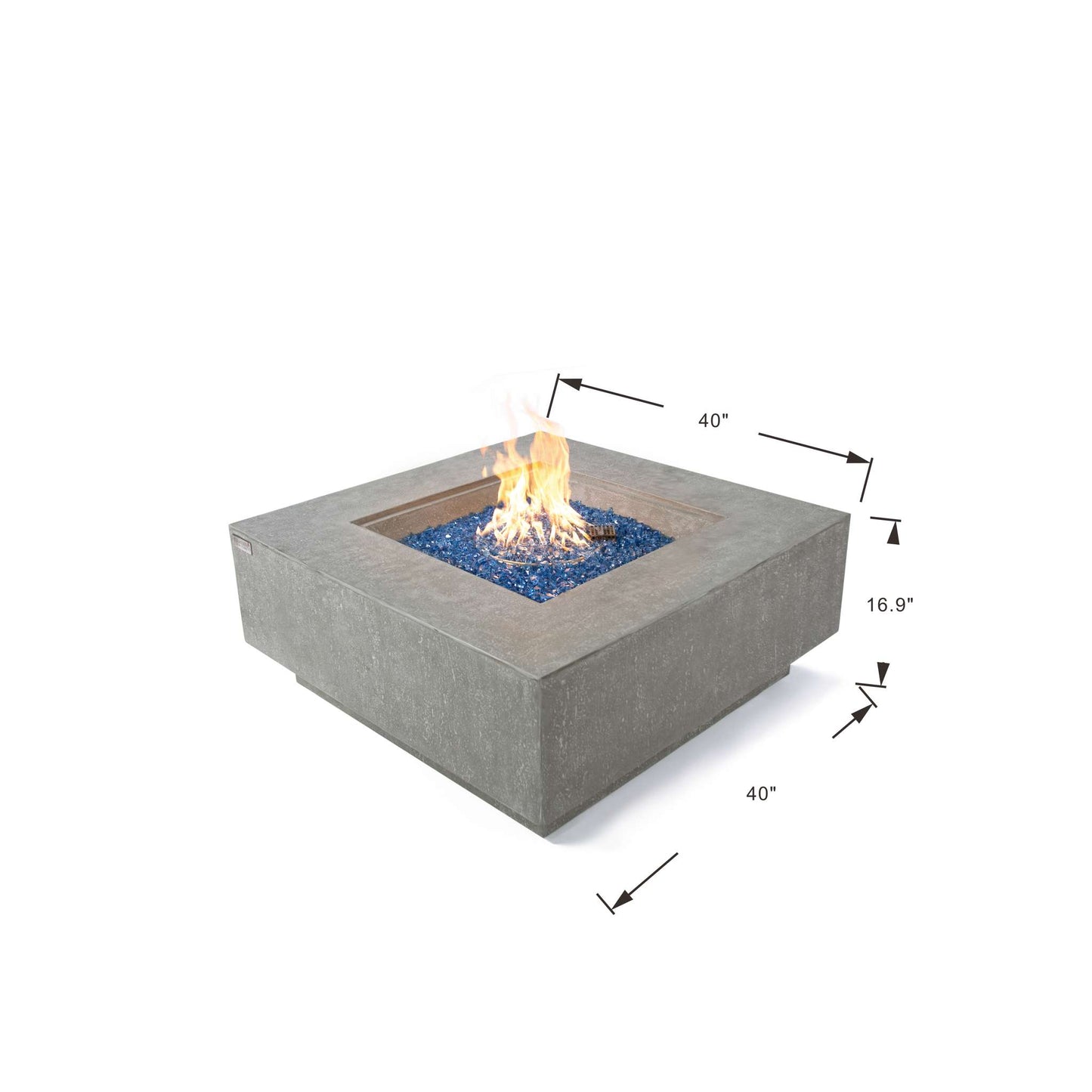 Elementi Plus Victoria Square Fire Pit Table