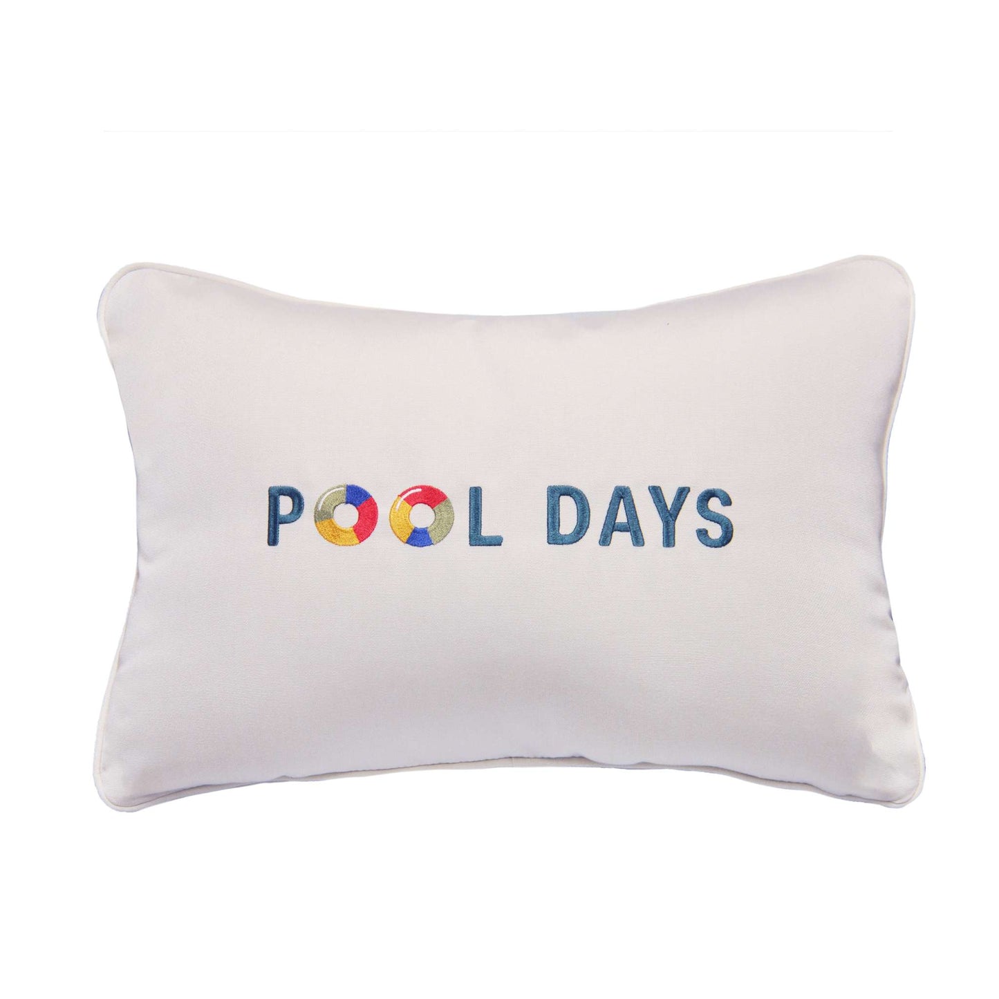 Peak Season 14 x 20 Pool Days Embroidery - Canvas Canvas