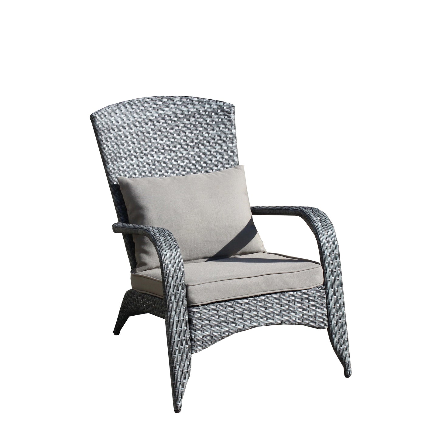 Patio Chair with Cushions( Grey Cushion)