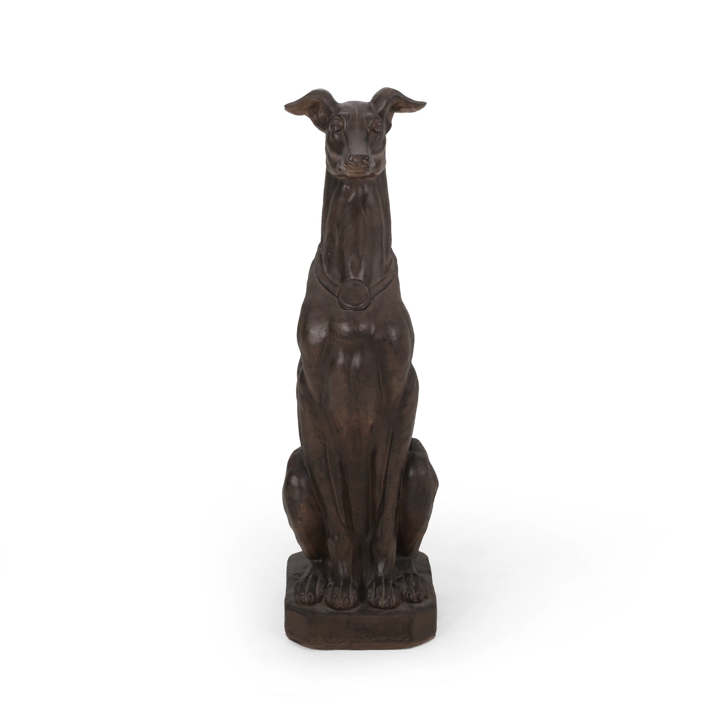 GREY HOUND DOG STATUE