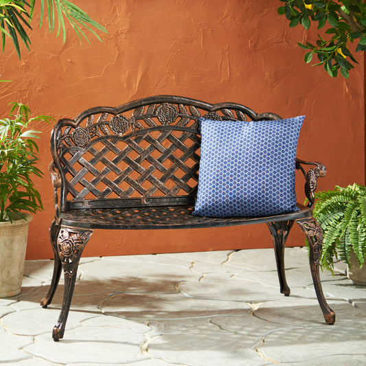 LUCIA OUTDOOR GARDEN BENCH