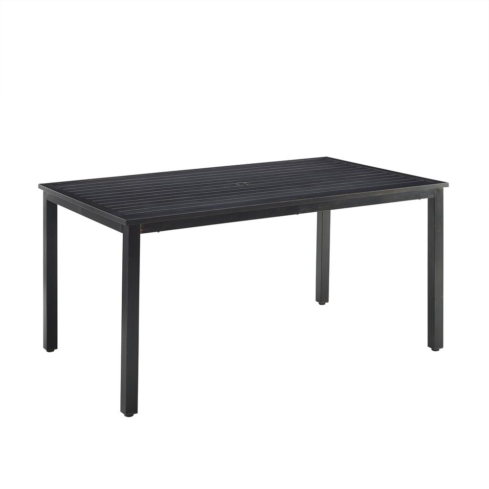 Kaplan Outdoor Metal Dining Table Oil Rubbed Bronze