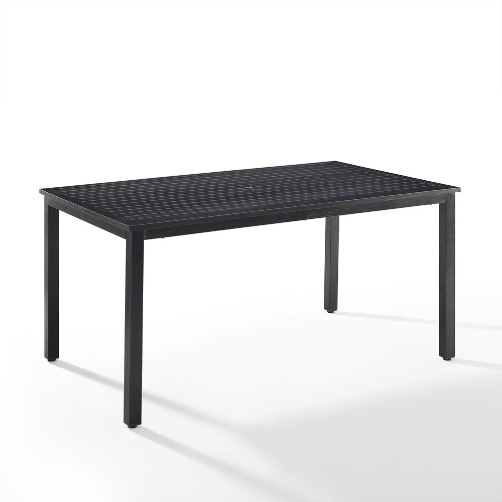 Kaplan Outdoor Metal Dining Table Oil Rubbed Bronze