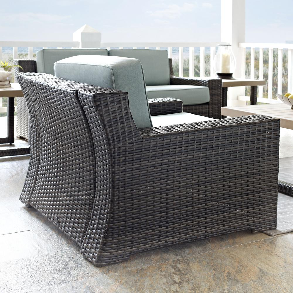 Beaufort Outdoor Wicker Armchair Mist/Brown