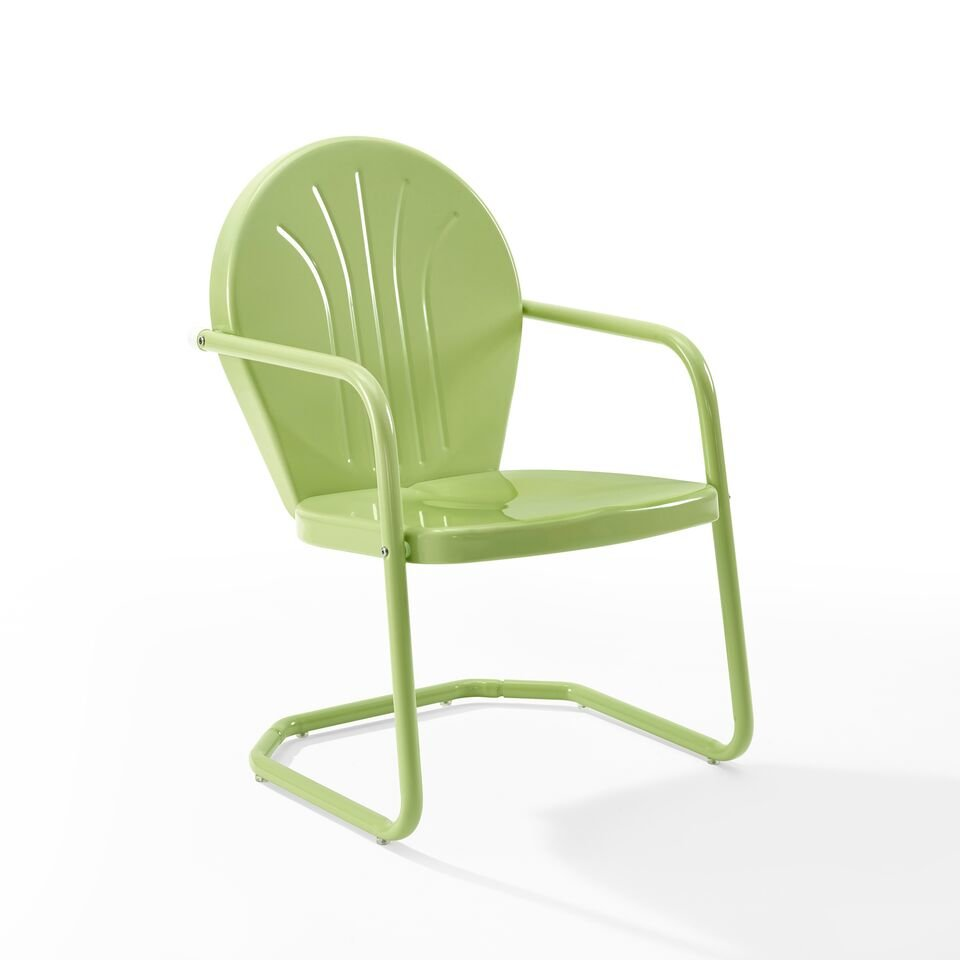 Griffith Outdoor Metal Armchair Key Lime Gloss