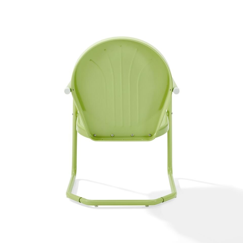 Griffith Outdoor Metal Armchair Key Lime Gloss