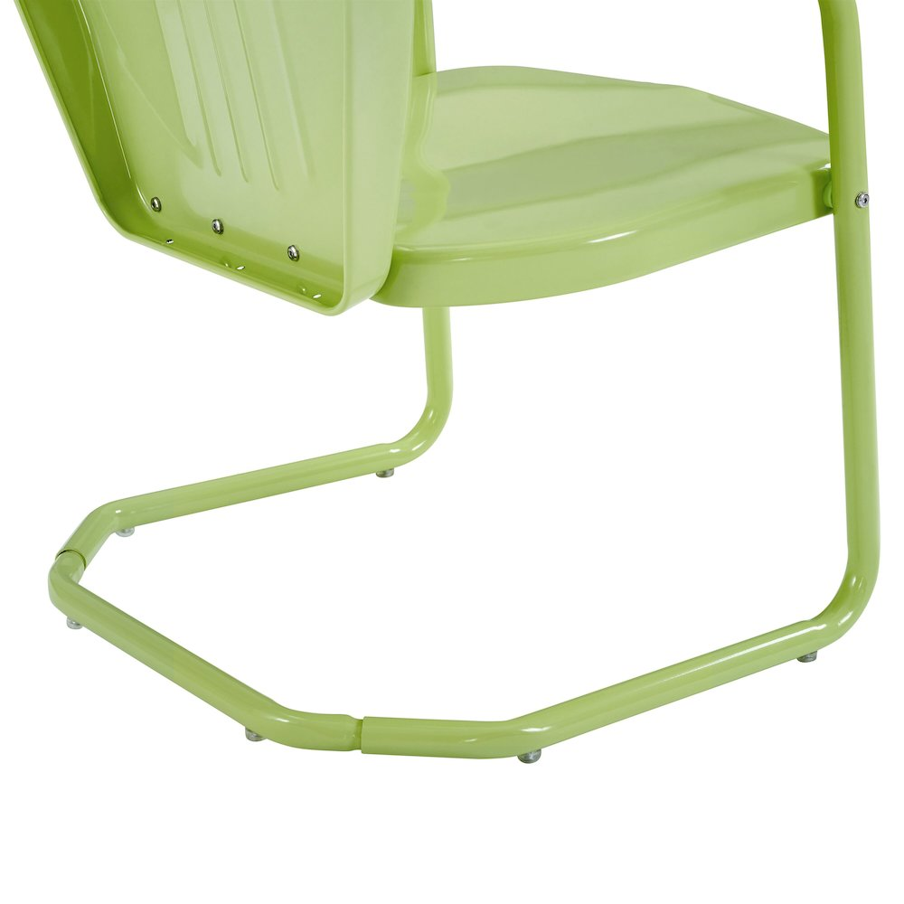 Griffith Outdoor Metal Armchair Key Lime Gloss