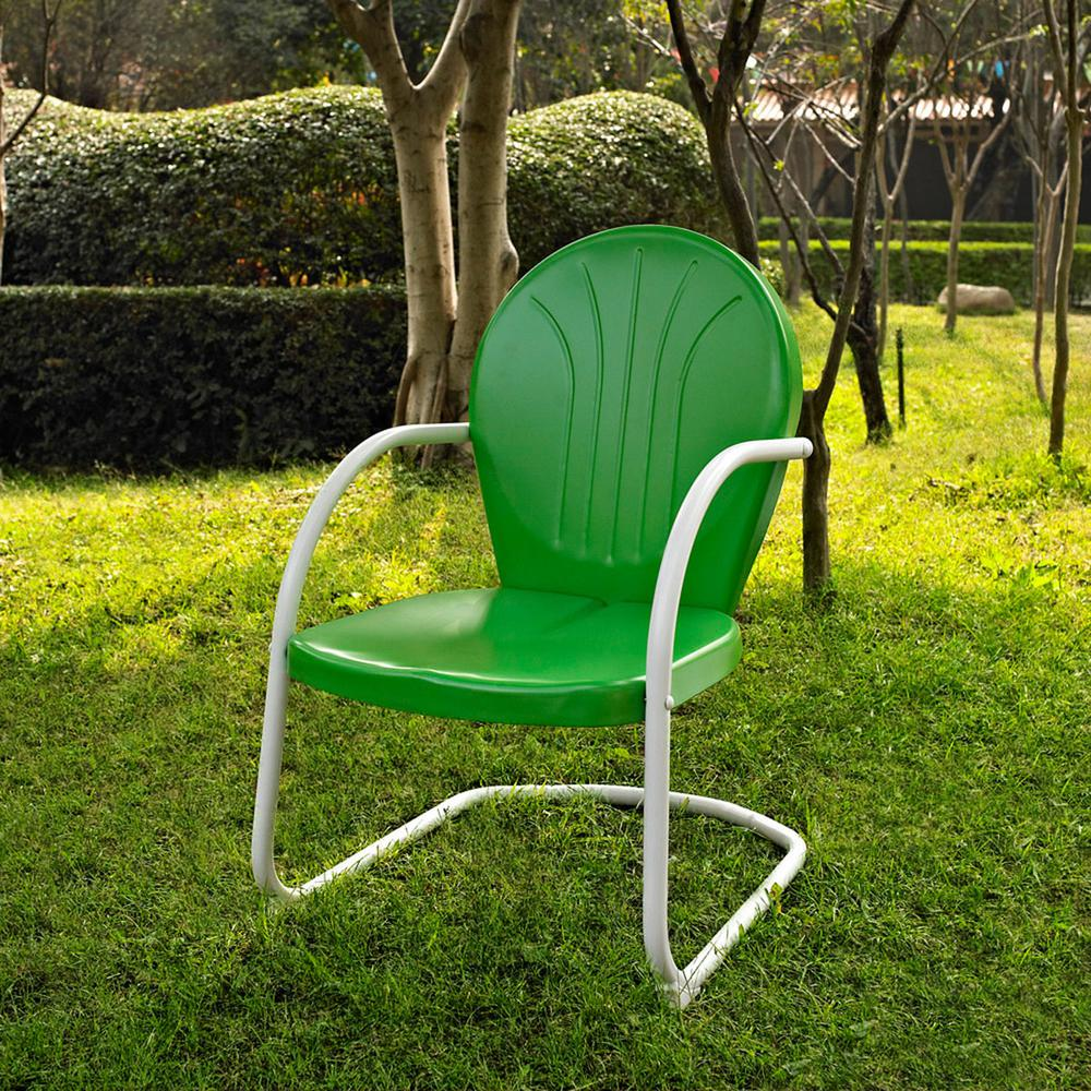 Griffith Outdoor Metal Armchair Kelly Green Gloss