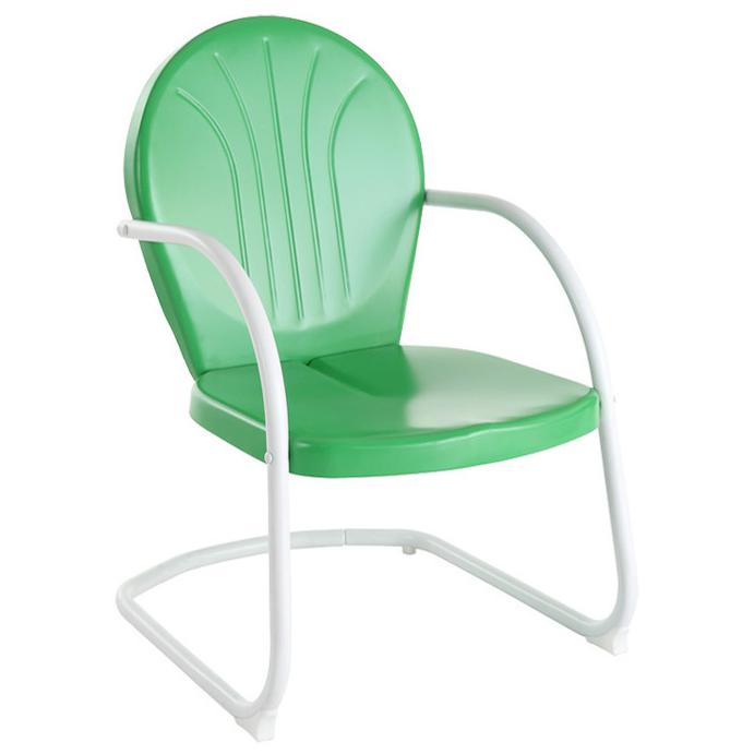 Griffith Outdoor Metal Armchair Kelly Green Gloss