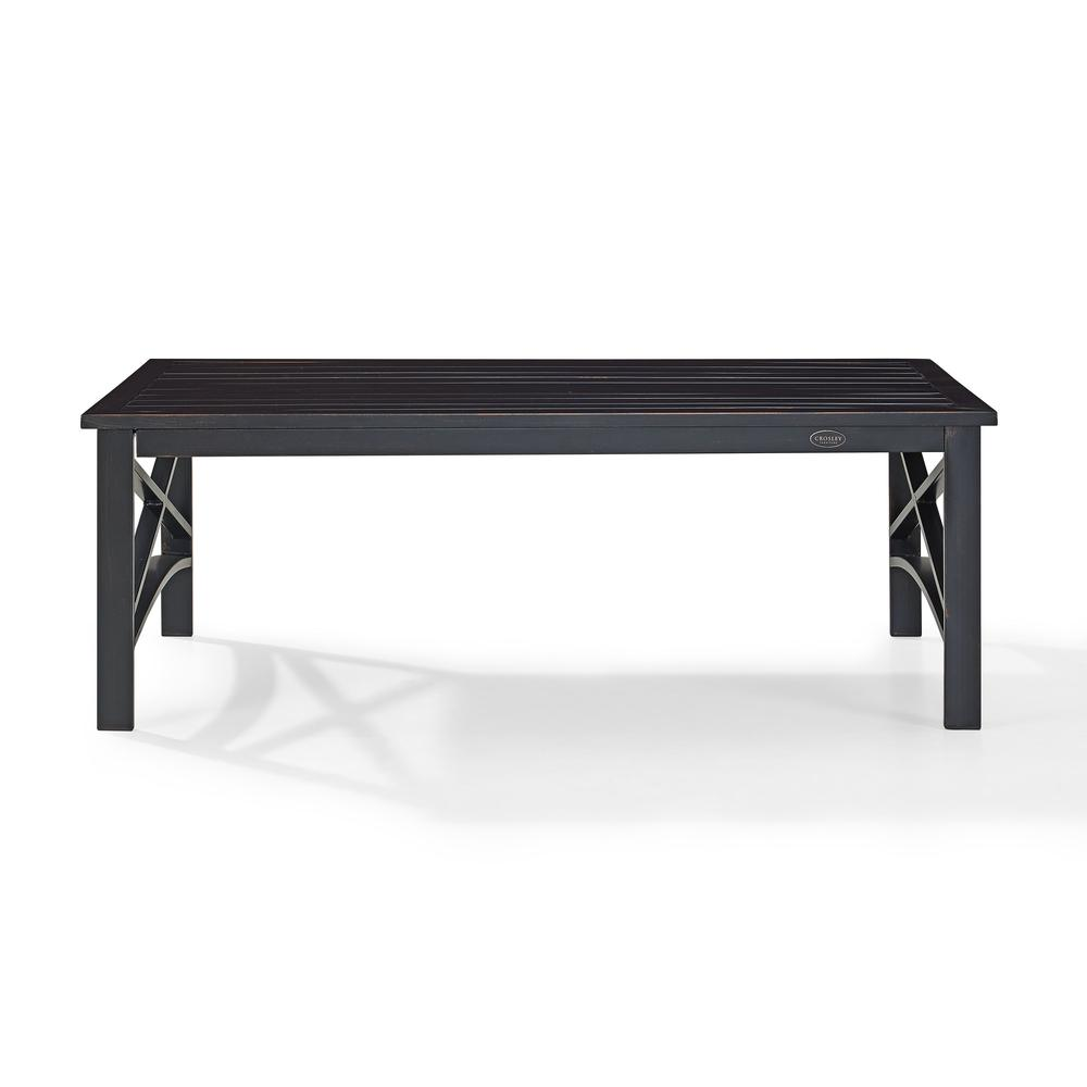 Kaplan Outdoor Metal Coffee Table Oil Rubbed Bronze