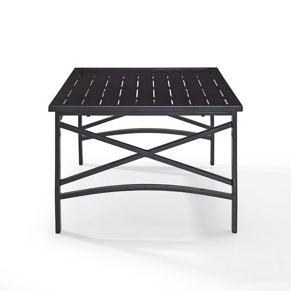 Kaplan Outdoor Metal Coffee Table Oil Rubbed Bronze