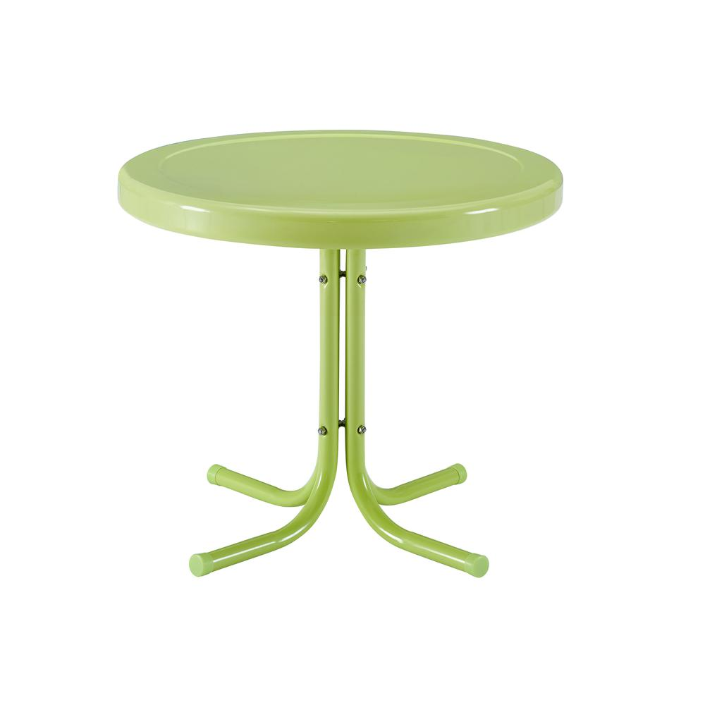 Griffith Outdoor Metal Side Table Key Lime Gloss