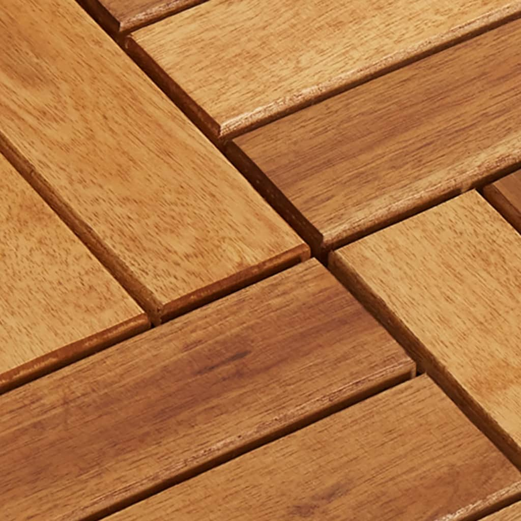 vidaXL Decking Tiles 11.8"x11.8" Acacia Set of 20