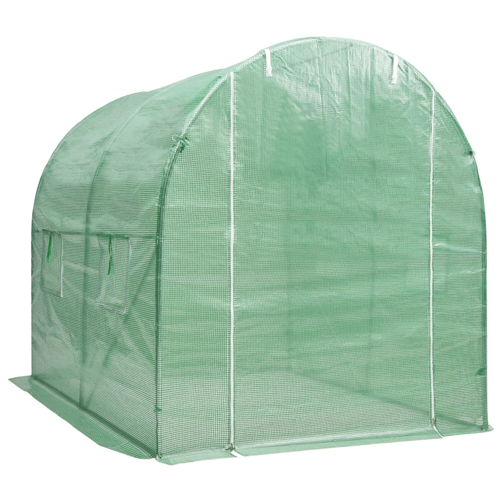 vidaXL Greenhouse 43.1 ft² 6.6'x6.6'x6.6'