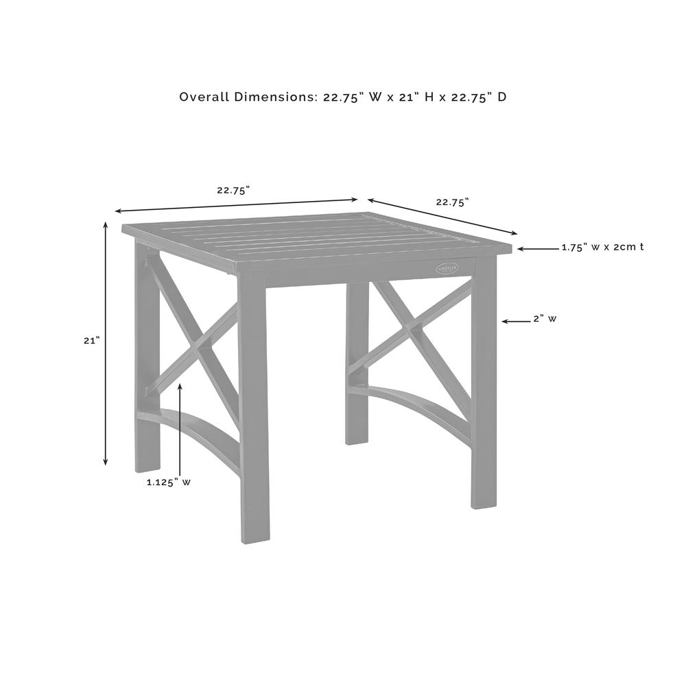 Kaplan 5Pc Outdoor Metal Sofa Set W/Fire Table Oatmeal/Oil Rubbed Bronze - Sofa, Side Table, Tucson Fire Table, & 2 Chairs