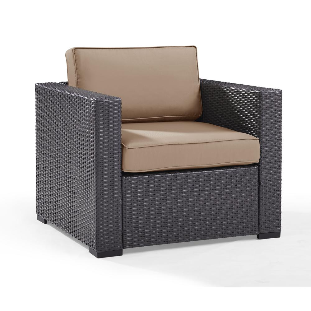 Biscayne Outdoor Wicker Armchair Mocha/Brown