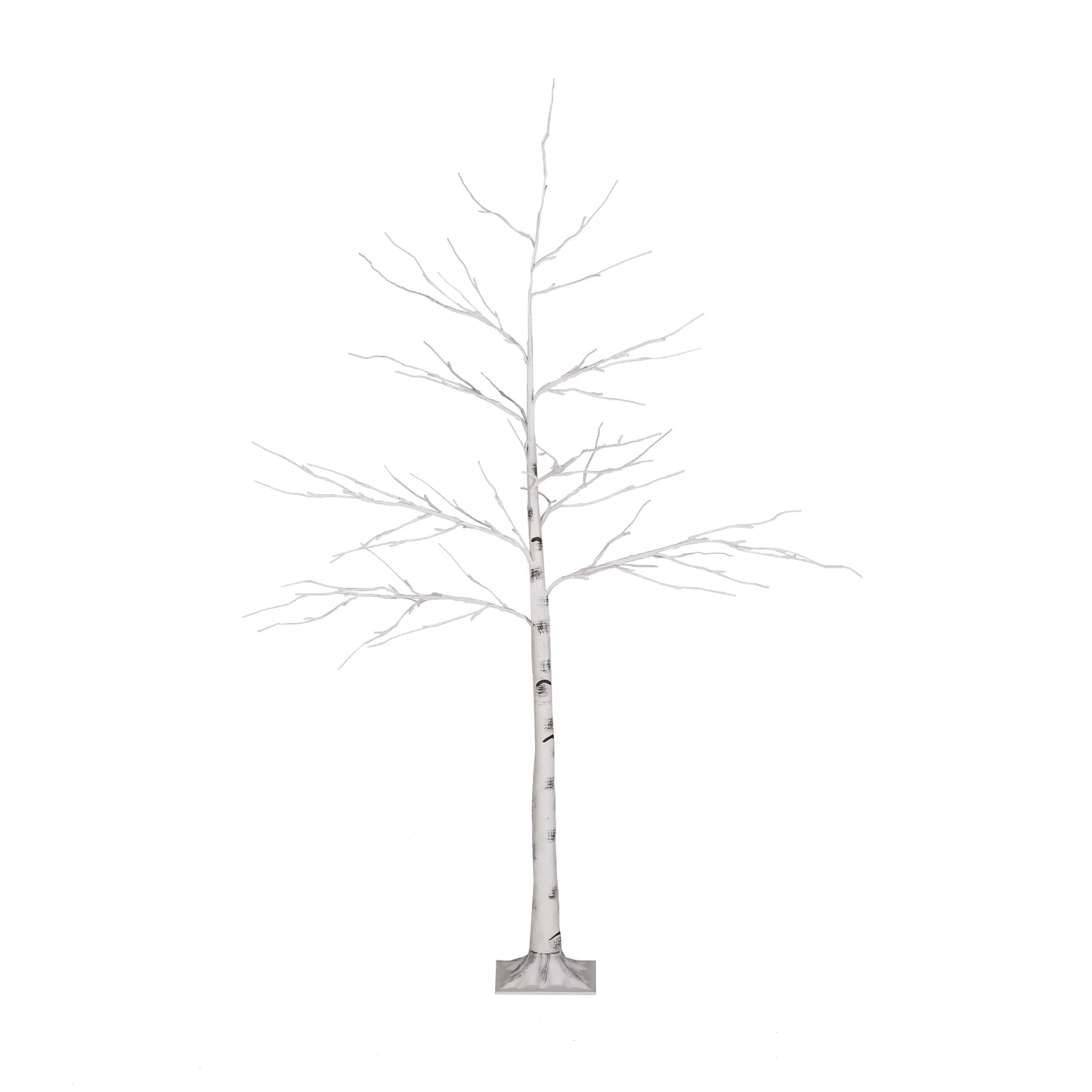 6FT Birch Tree White Light 96LEDArtificial BarkUl  Ip44 30V 6WExtended Line: 5M