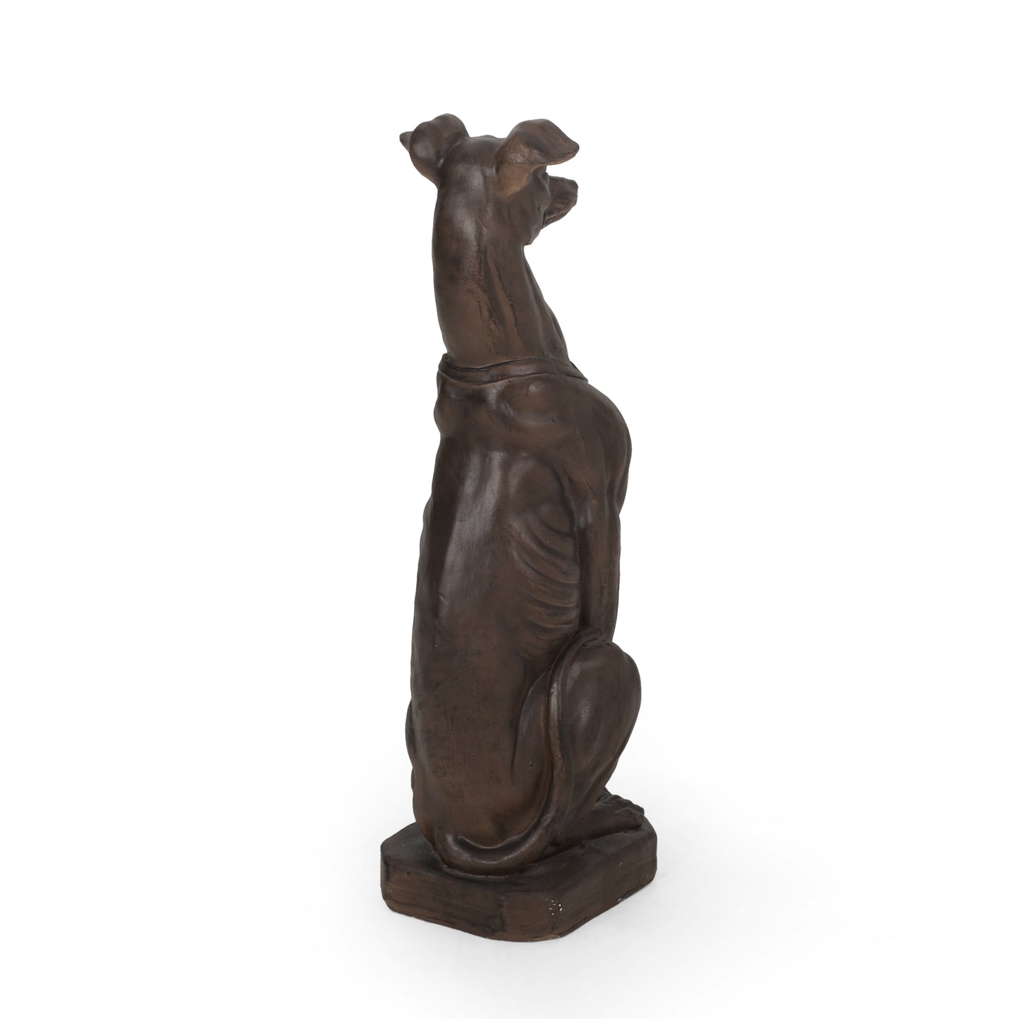 GREY HOUND DOG STATUE