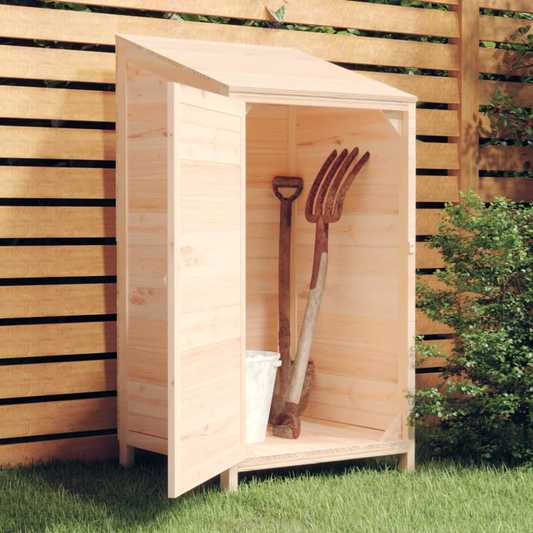 vidaXL Garden Shed 21.7"x20.5"x44.1" Solid Wood Fir