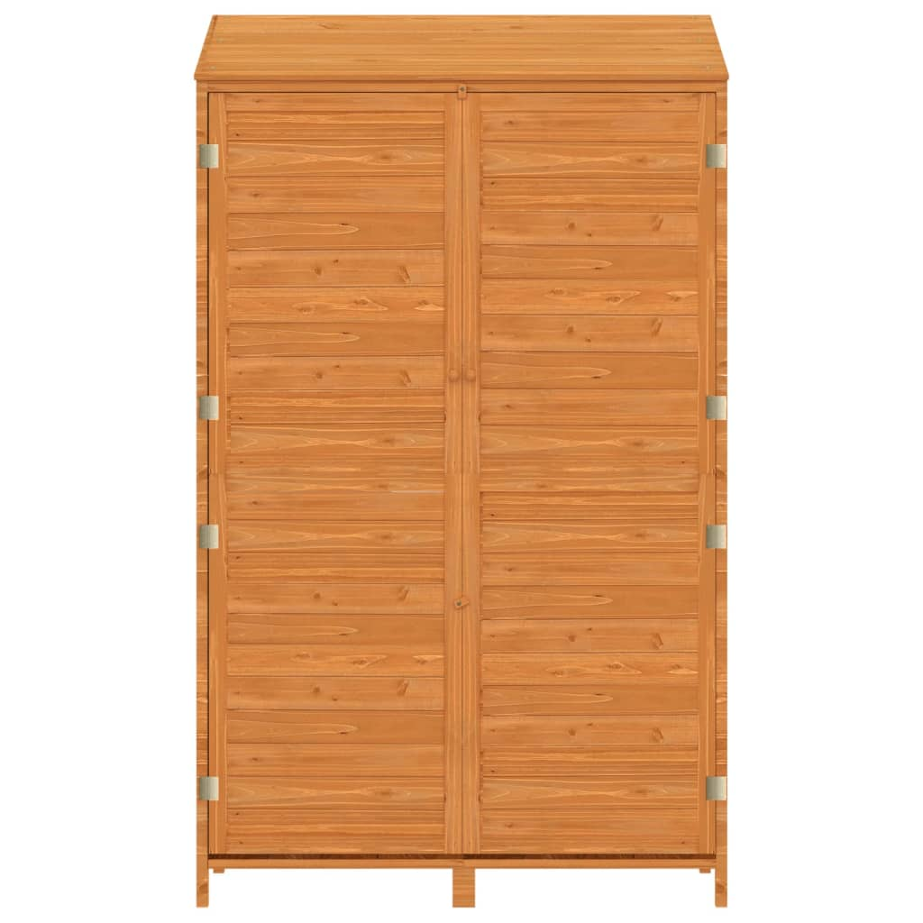 vidaXL Garden Shed Brown 40.2"x20.5"x68.7" Solid Wood Fir