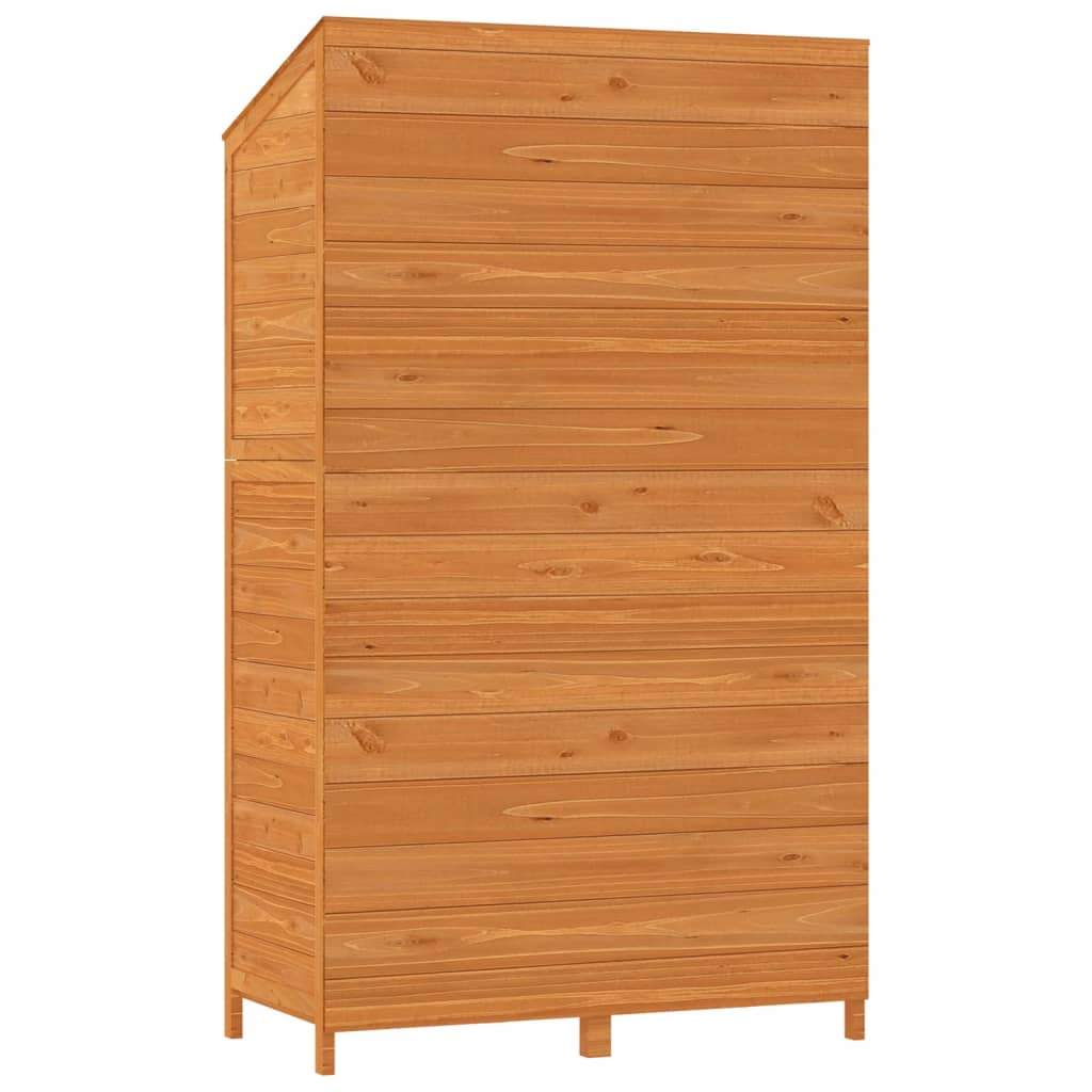 vidaXL Garden Shed Brown 40.2"x20.5"x68.7" Solid Wood Fir