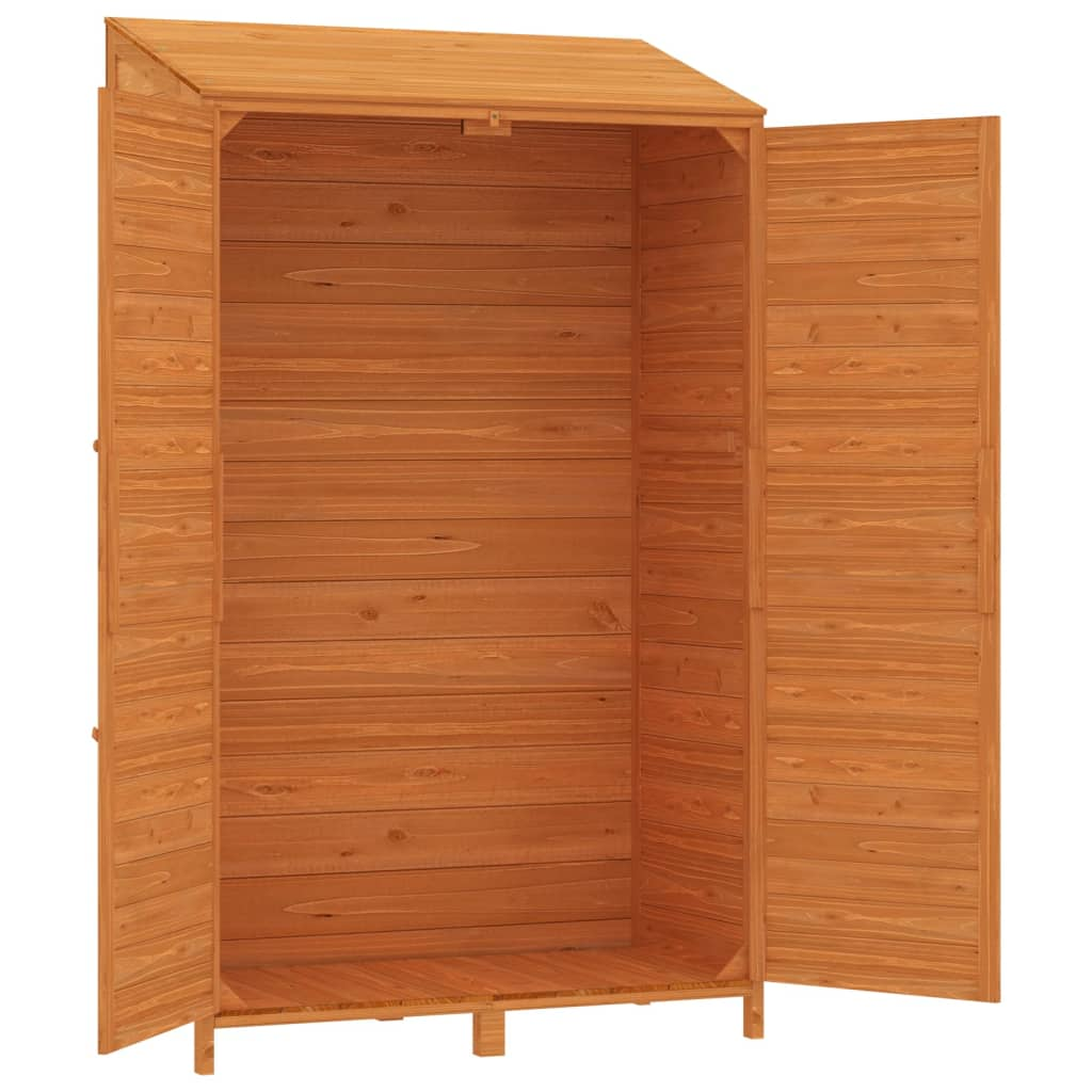 vidaXL Garden Shed Brown 40.2"x20.5"x68.7" Solid Wood Fir