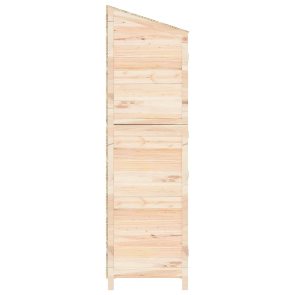 vidaXL Garden Shed 21.7"x20.5"x68.7" Solid Wood Fir