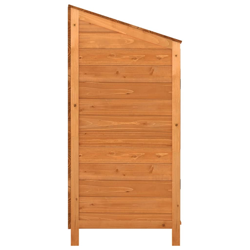 vidaXL Garden Shed Brown 40.2"x20.5"x44.1" Solid Wood Fir