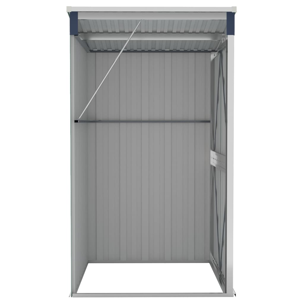 vidaXL Wall-mounted Garden Shed Anthracite 46.5"x39.4"x70.1" Steel