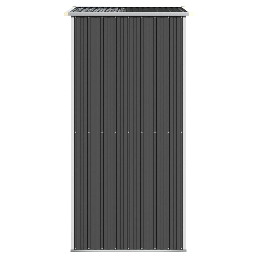 vidaXL Garden Shed Anthracite 75.6"x42.5"x87.8" Galvanized Steel