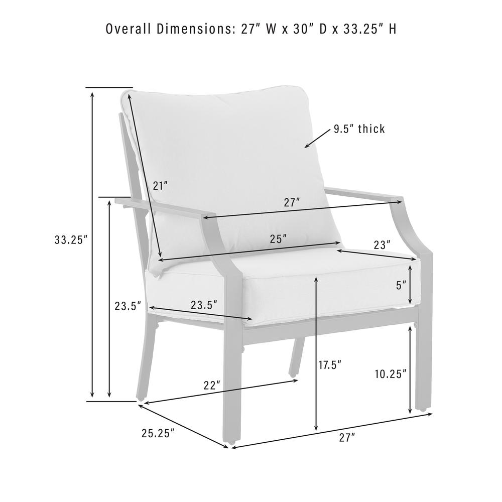 Otto 2Pc Outdoor Metal Armchair Set