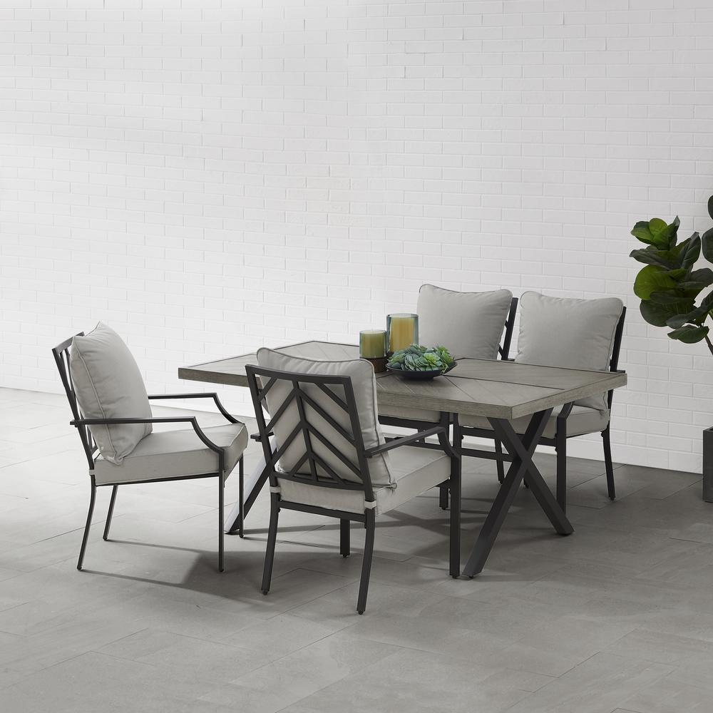 Otto 5Pc Outdoor Metal Dining Set