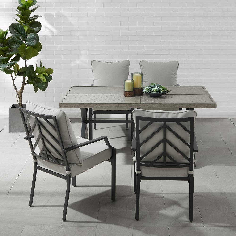 Otto 5Pc Outdoor Metal Dining Set