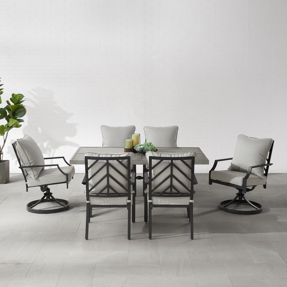 Otto 7Pc Outdoor, Metal Dining Set