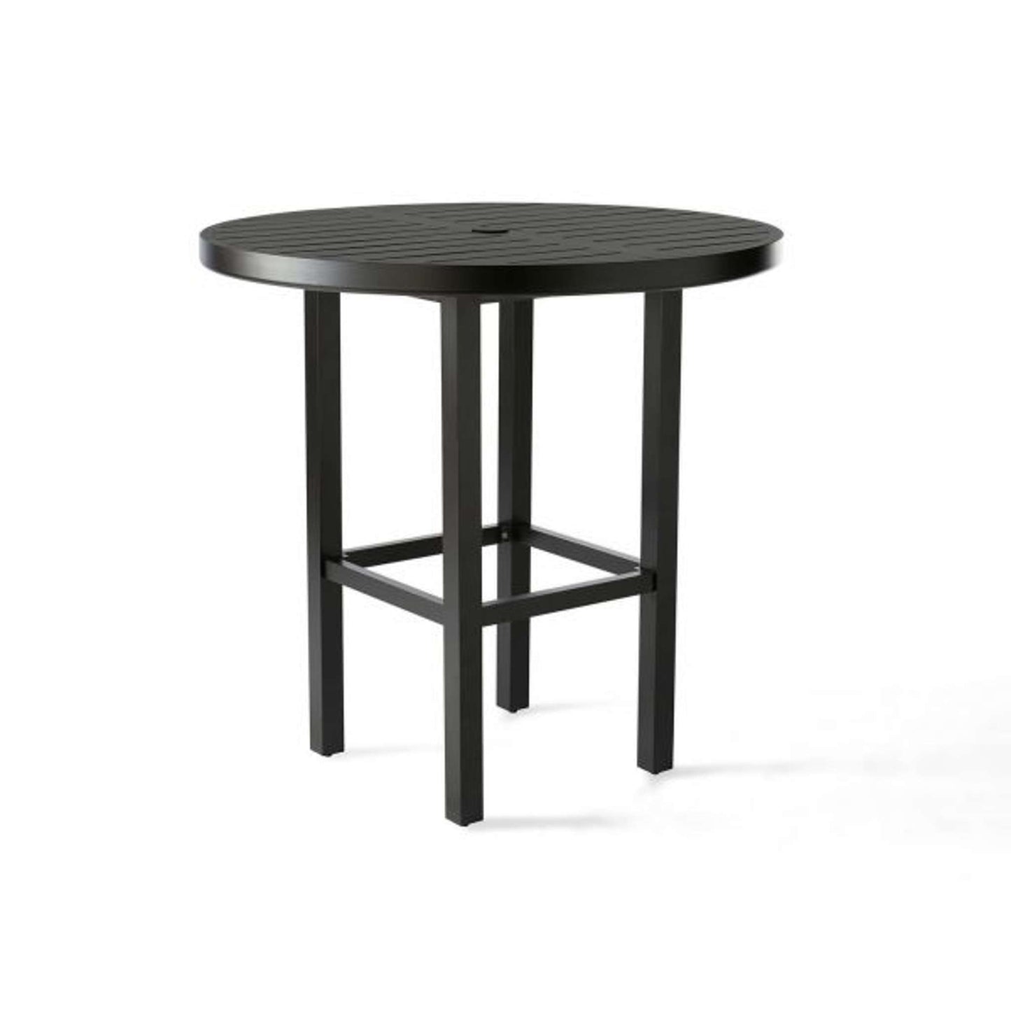 Trinidad 3000 Series Aluminum 42 Inch Bar Height Umbrella Table