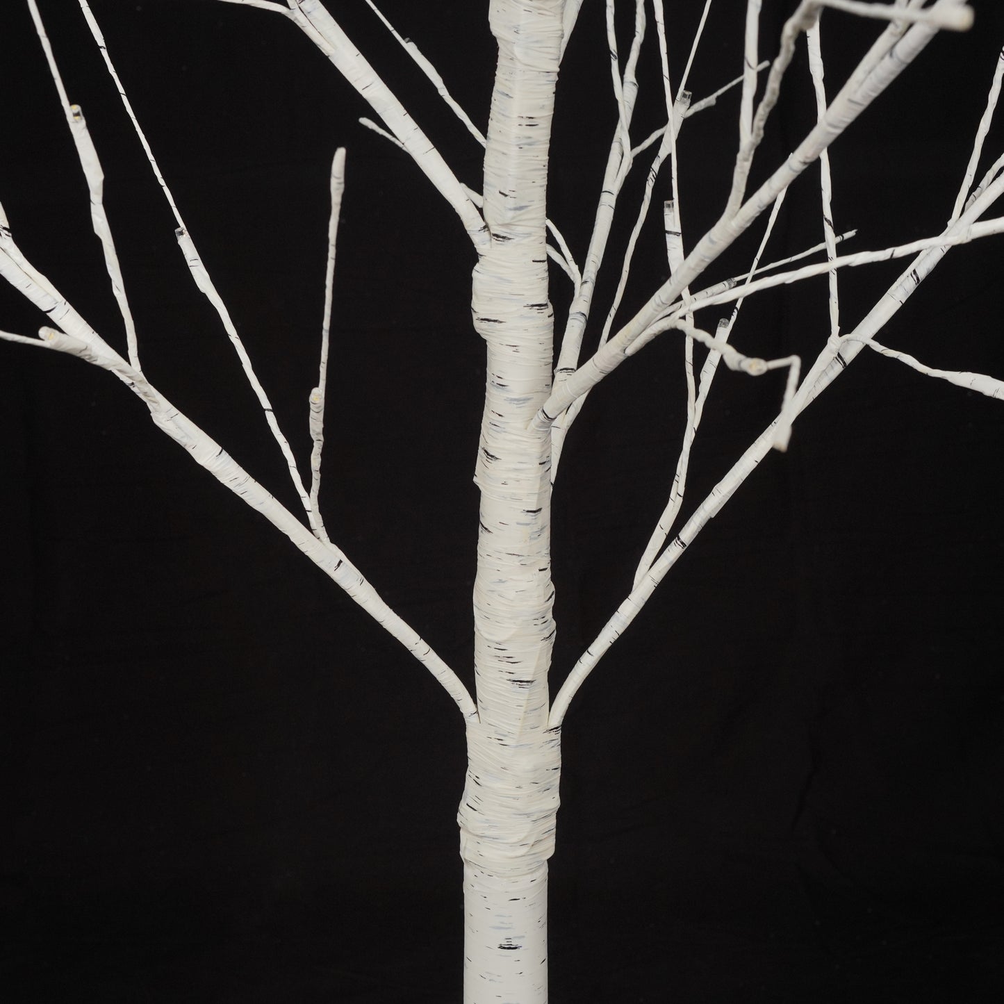 Set of Lighted Birch Tree, 4FT 48 LED/5FT 72 LED/6FT 96 LED Artificial Tree with Warm White Lights, Christmas Tree for Decoration Inside and Outside