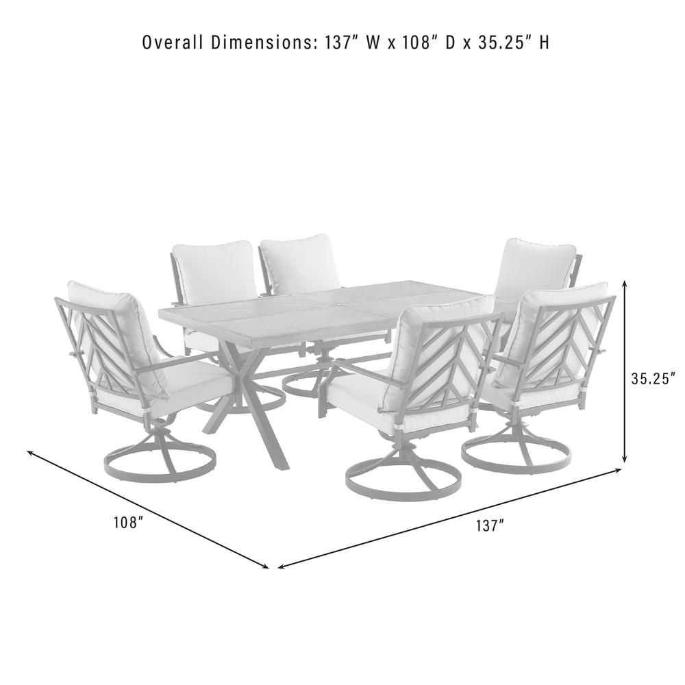 Otto 7Pc Outdoor - Metal Dining Set