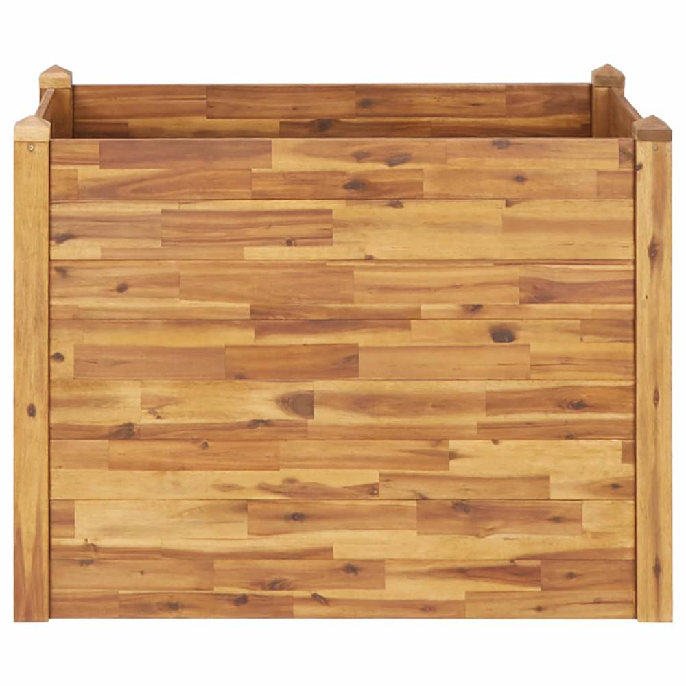 vidaXL Garden Raised Bed 43.3"x23.6"x33.1" Solid Acacia Wood, 46579