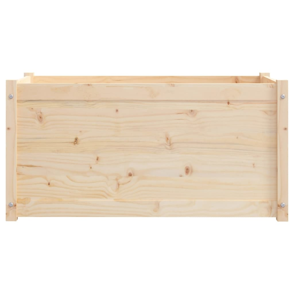 vidaXL Garden Planter 39.4"x19.7"x19.7" Solid Wood Pine