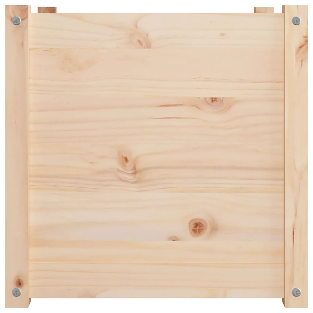 vidaXL Garden Planter 19.7"x19.7"x19.7" Solid Wood Pine