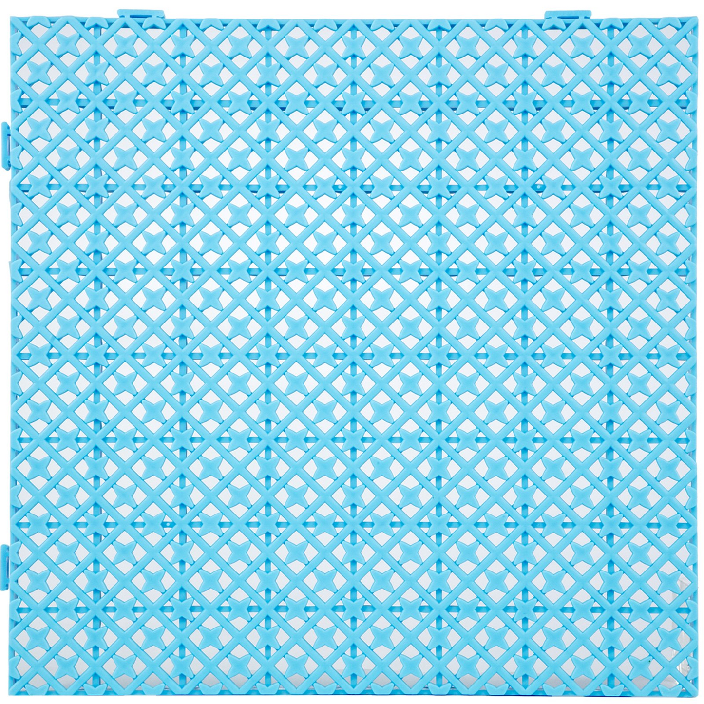 VEVOR Drainage Tiles Interlocking 25 Pack Blue, Outdoor Modular Interlocking Deck Tile 11.8x11.8x0.5 Inches, Dry Deck Tiles for Pool Shower Sauna Bathroom Deck Patio Garage