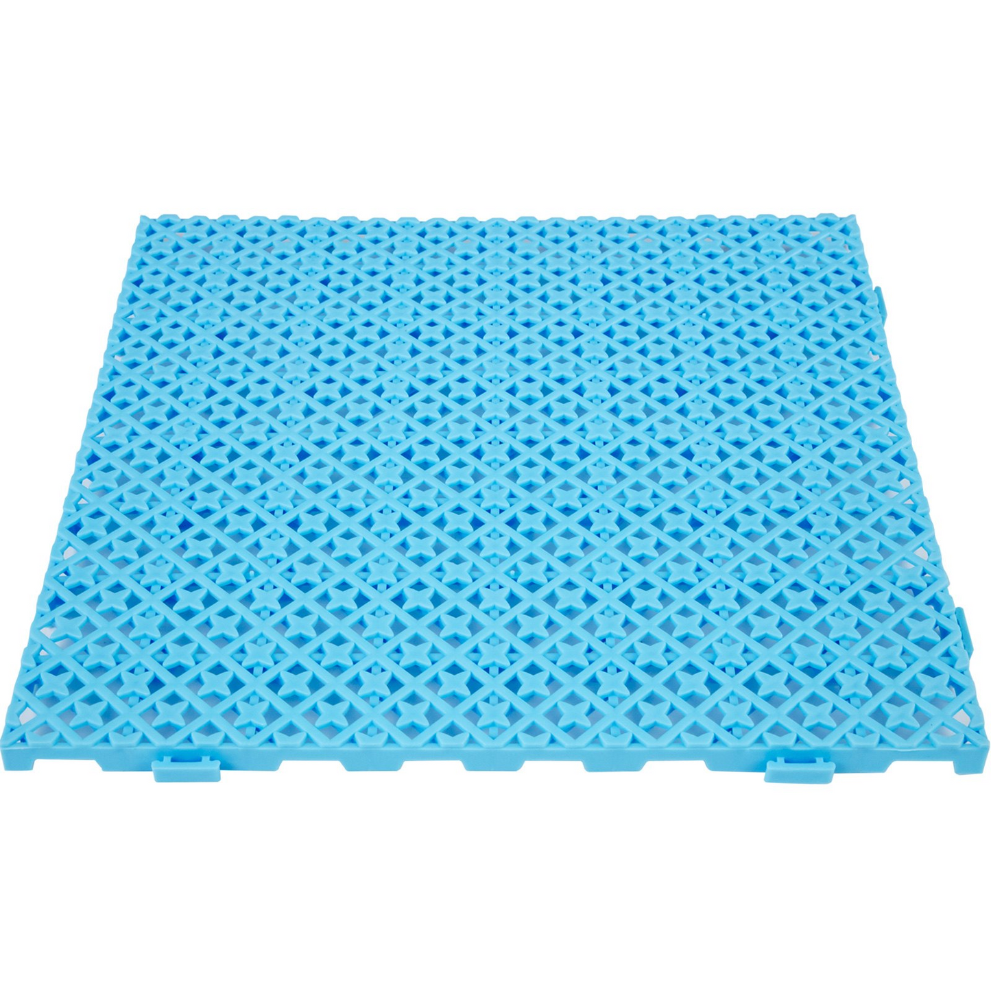 VEVOR Drainage Tiles Interlocking 25 Pack Blue, Outdoor Modular Interlocking Deck Tile 11.8x11.8x0.5 Inches, Dry Deck Tiles for Pool Shower Sauna Bathroom Deck Patio Garage