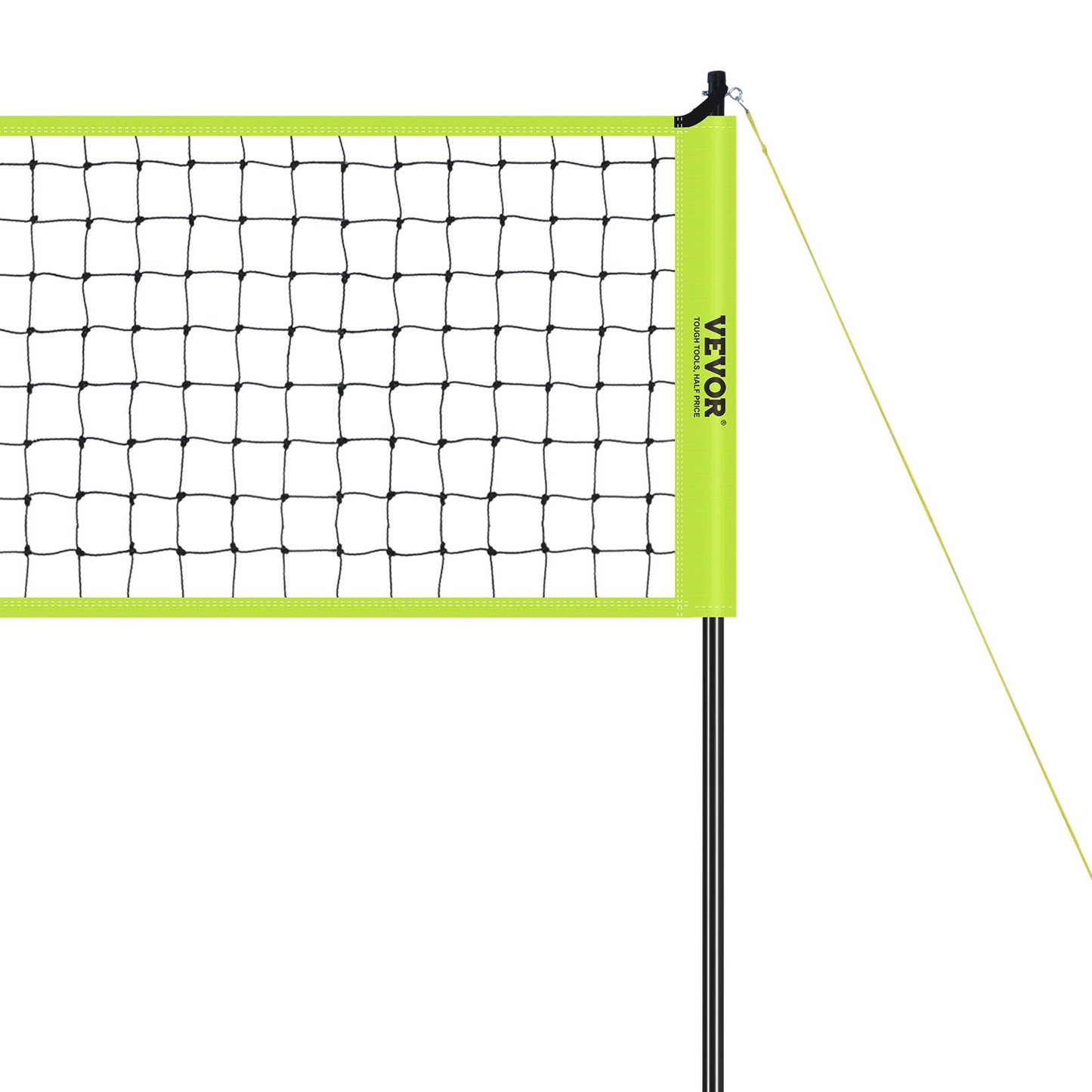 VEVOR Outdoor Portable Volleyball Net System, Adjustable Height Steel Poles, Professional Volleyball Set with PVC Volleyball, Pump, Carrying Bag, Heavy Duty Volleyball Net for Backyard, Beach, Lawn