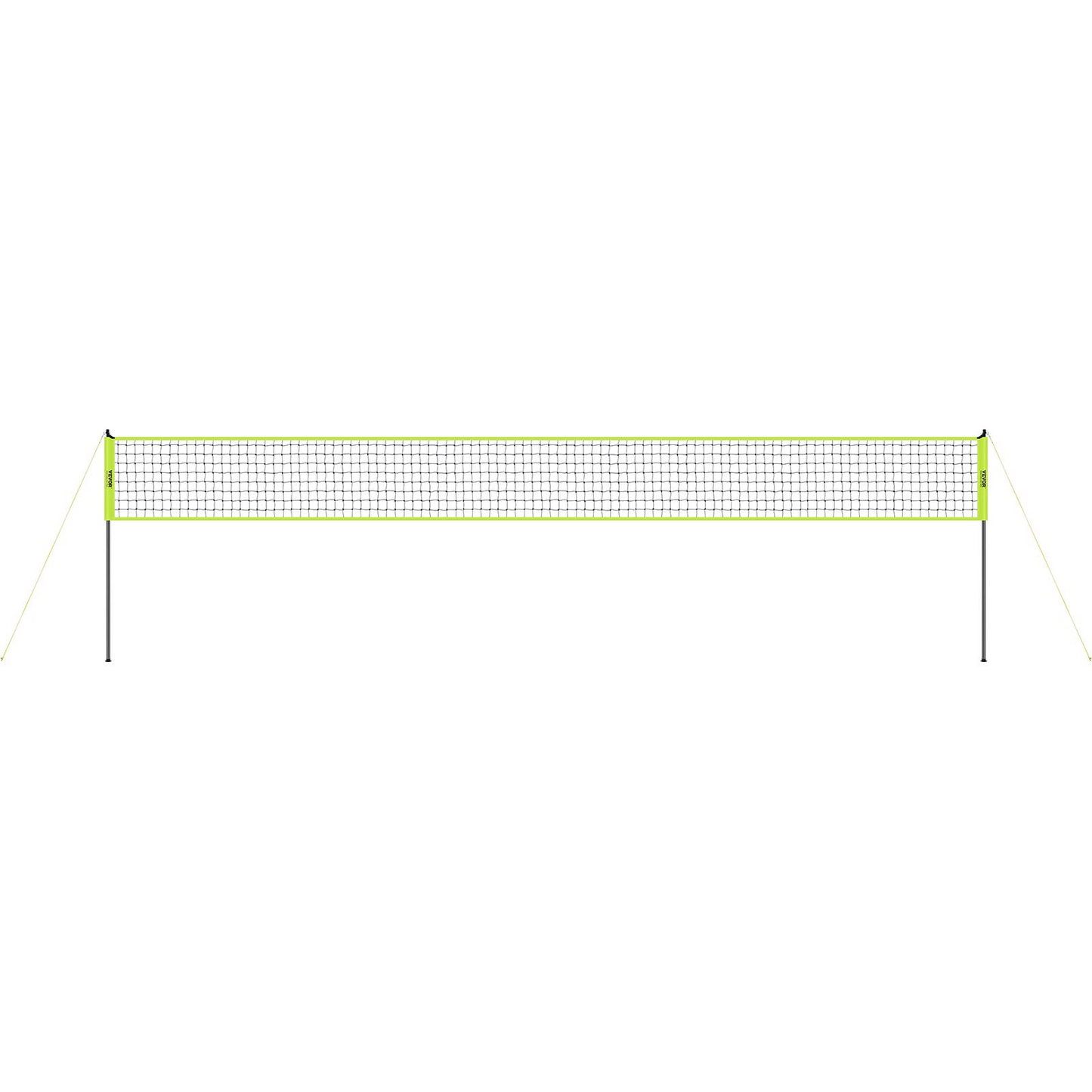 VEVOR Outdoor Portable Volleyball Net System, Adjustable Height Steel Poles, Professional Volleyball Set with PVC Volleyball, Pump, Carrying Bag, Heavy Duty Volleyball Net for Backyard, Beach, Lawn