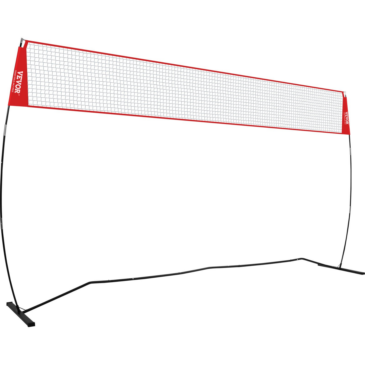 VEVOR Freestanding Volleyball Training Net for Indoor or Outdoor Use, Adjustable Height Portable Net System with Carrying Bag, Professional Volleyball Practice Trainer for Hitting or Serving Drills