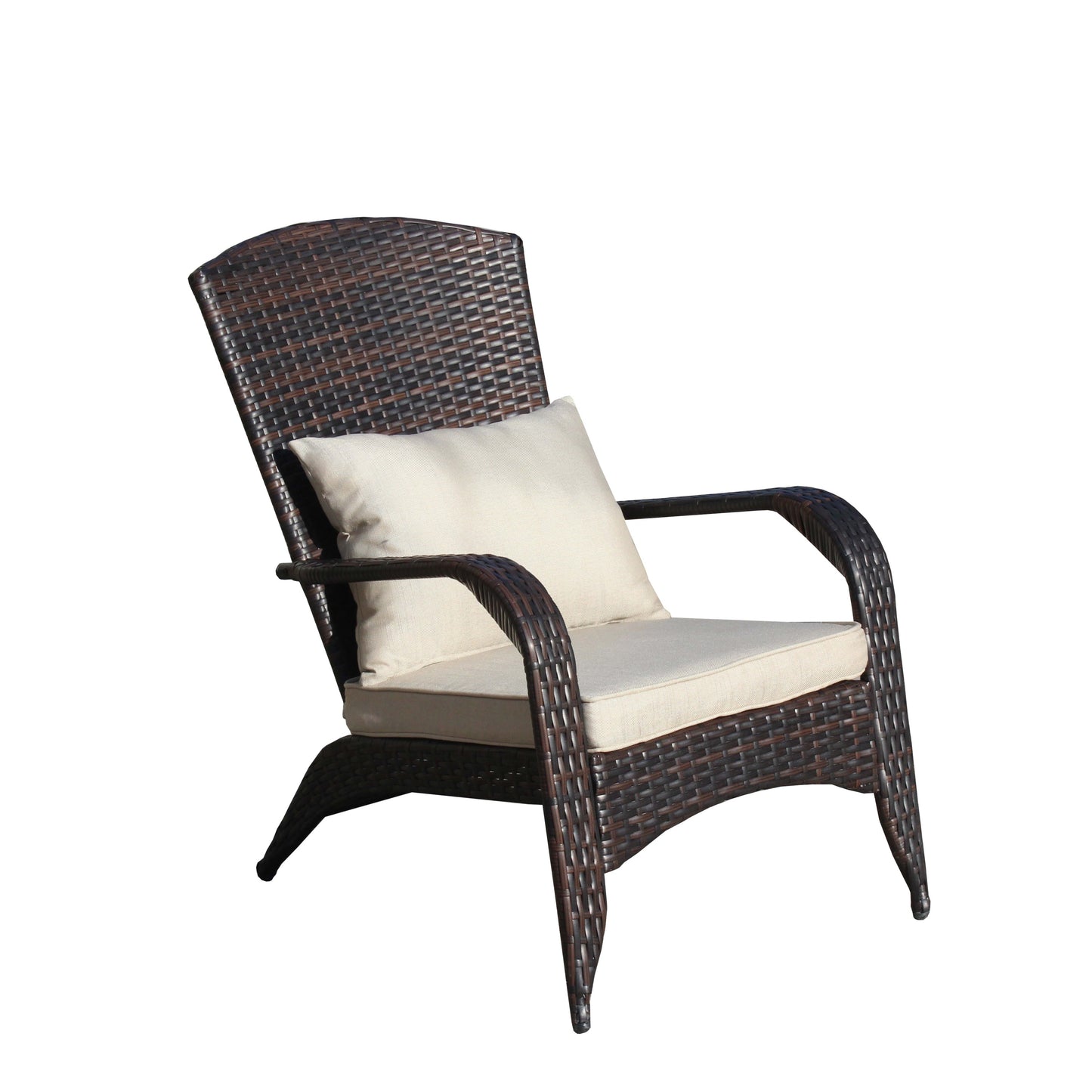 Patio Chair with Cushions(Beige Cushion)