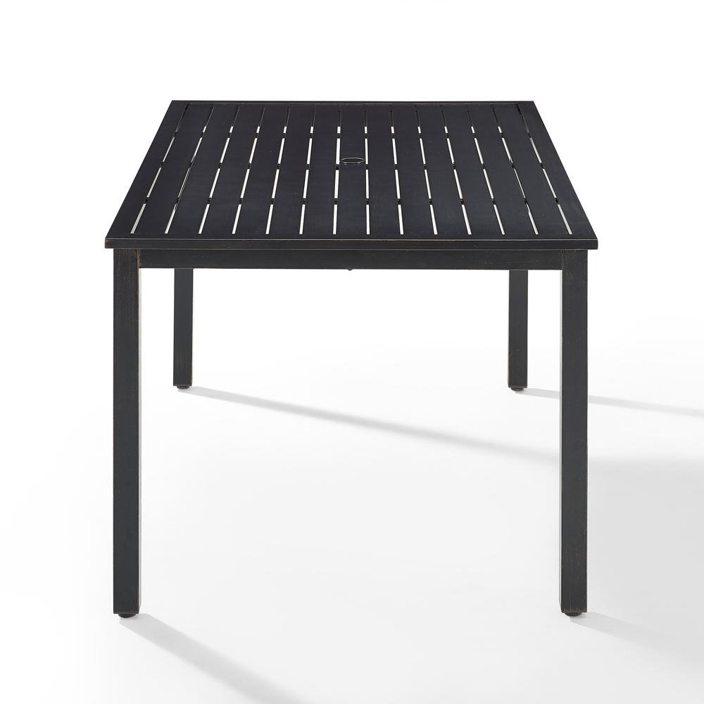 Kaplan Outdoor Metal Dining Table Oil Rubbed Bronze