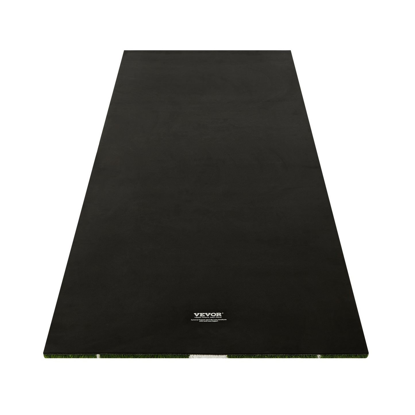 VEVOR Softball Pitching Mat, 10' x 3' Softball Pitching Mound, Antislip Antifade Rubber Softball Pitching Training Aid, Pitch Practice Mat for Pitchers Indoor Outdoor Pitching Practice, Green