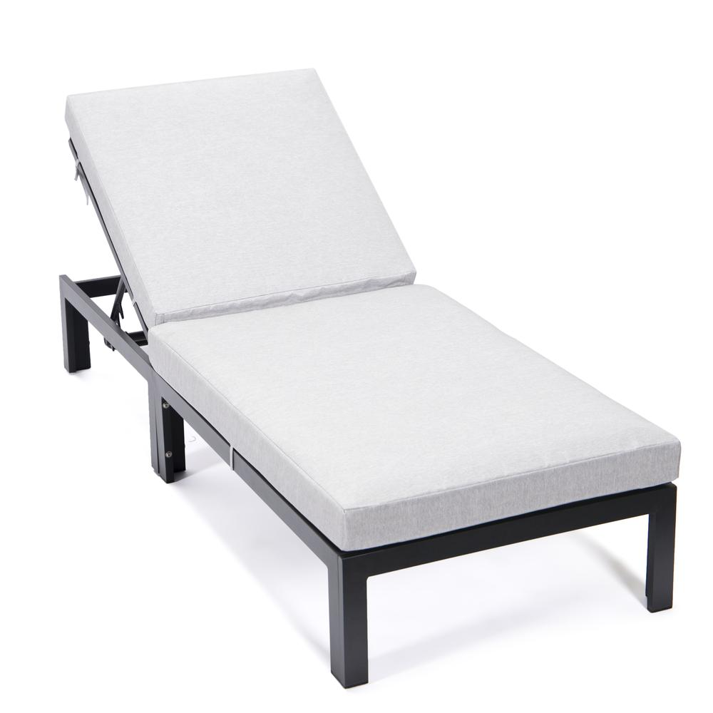 Chelsea Modern Outdoor Chaise Lounge Chair With Cushions